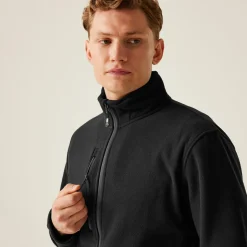 Bluza polarowa z recyklingu Honestly Made Professional | Czarny