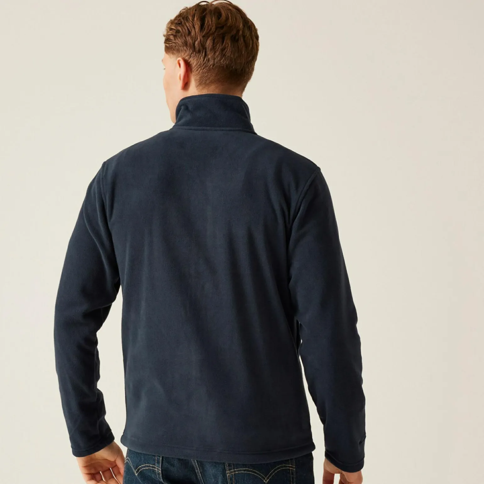 Bluza polarowa z recyklingu Honestly Made Professional | Granatowy