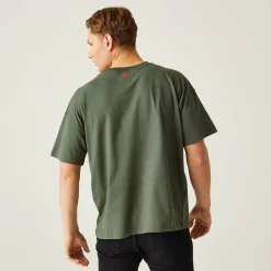 Christian Lacroix - Męska koszulka z krótkim rękawem Aramon | Ciemne khaki