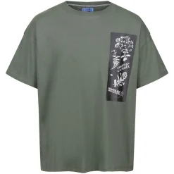 Christian Lacroix - Męska koszulka z krótkim rękawem Aramon | Ciemne khaki