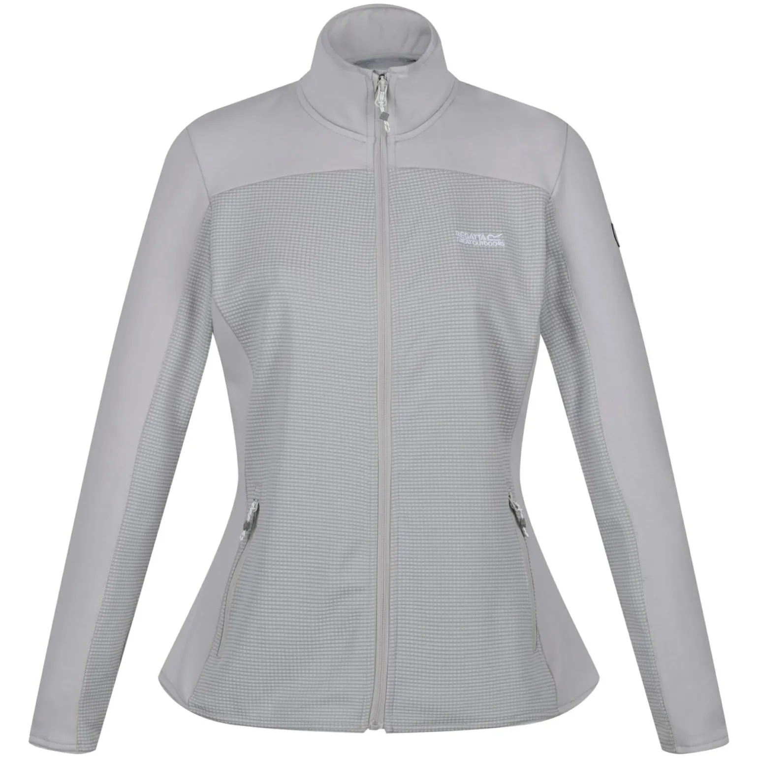 Damska bluza z suwakiem Highton III | Jasnoszary
