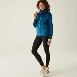 Damska bluza z suwakiem Jessalyn | Niebieski