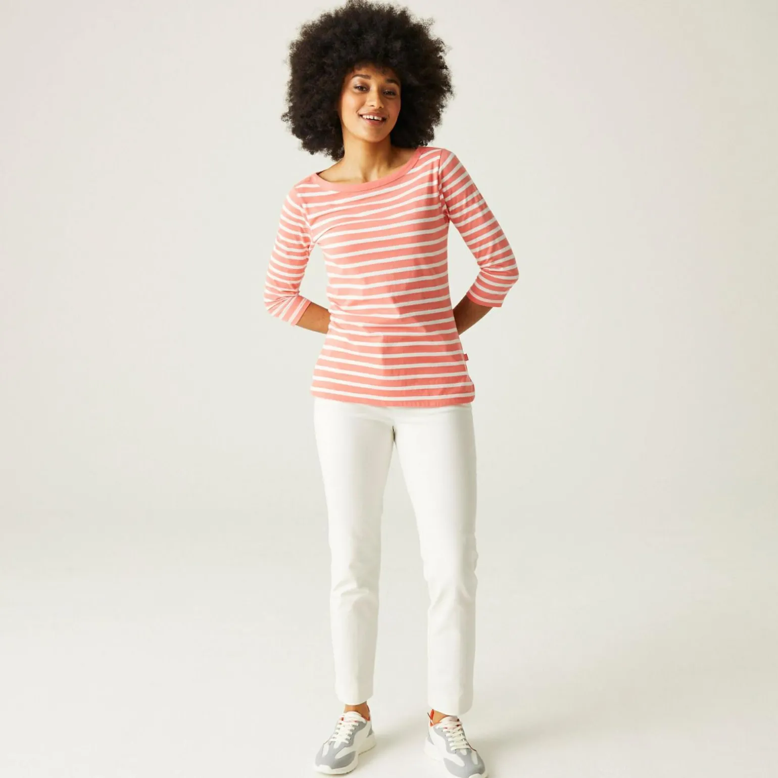 Damska bluzka 3/4 Bayletta | Różowy