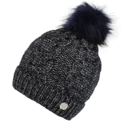 Damska czapka Lovella Bobble III | Granatowy