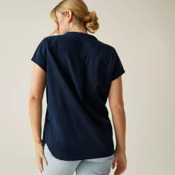 Damska koszula Rianne V-Neck | Niebieski