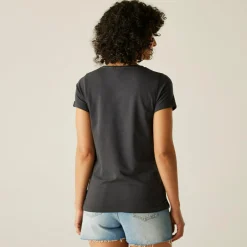 Damska koszulka Elkie V-Neck | Szary
