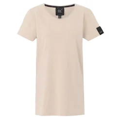 Damska koszulka Elkie V-Neck | Kremowy