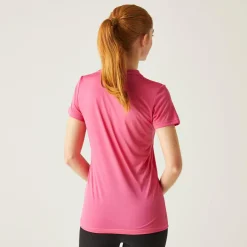 Damska koszulka Fingal V-Neck | Różowy