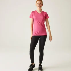 Damska koszulka Fingal V-Neck | Różowy