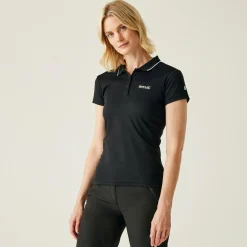 Damska koszulka polo Maverick V | Czarny