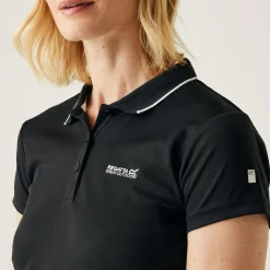 Damska koszulka polo Maverick V | Czarny