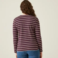Damska koszulka z długim rękawem Federica II | Fioletowy