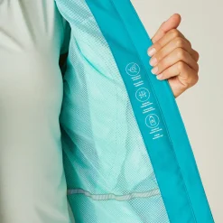 Damska kurtka przeciwdeszczowa z kapturem Birchdale | Niebieski