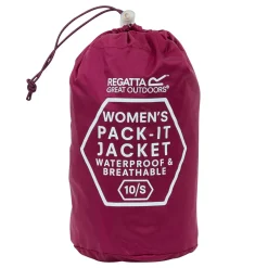 Damska kurtka wiosenna kieszonkowa Pack It III | Różowy