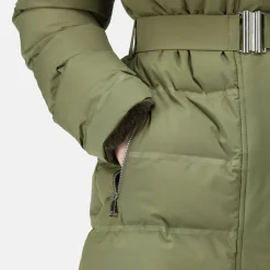Damska kurtka zimowa parka termiczna Daleyza | Zielony