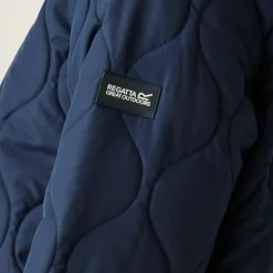Damski płaszcz ocieplany oversize Jaycee II | Granatowy
