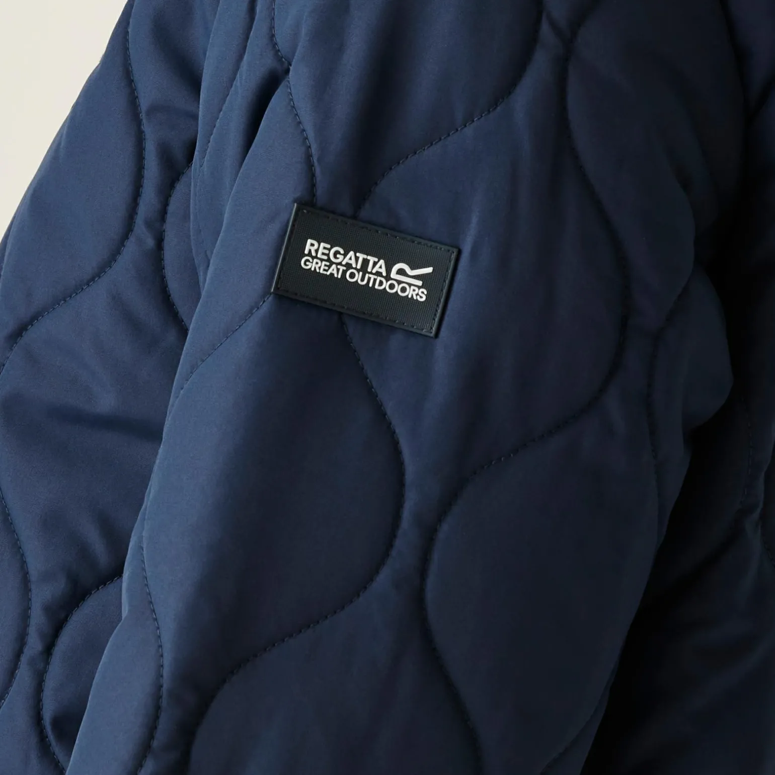 Damski płaszcz ocieplany oversize Jaycee II | Granatowy