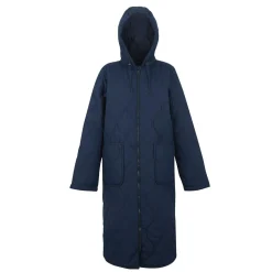 Damski płaszcz ocieplany oversize Jaycee II | Granatowy