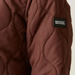 Damski płaszcz ocieplany oversize Jaycee II | Brązowy