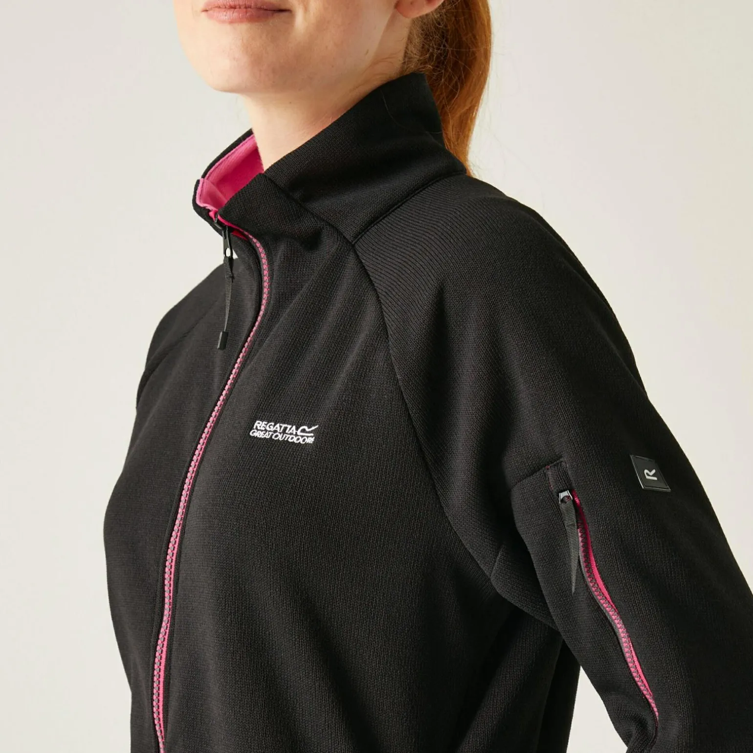 Damski polar Ravenhill | Czarny