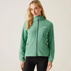 Damski polar rozsuwany Floreo IV | Zielony