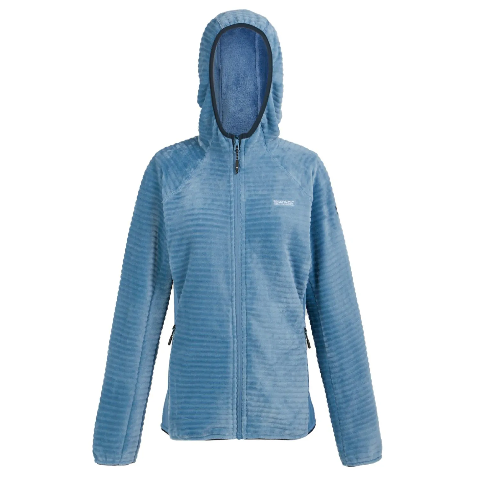 Damski polar z kapturem Endra | Niebieski