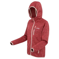 Damski polar z kapturem Newhill II | Różowy