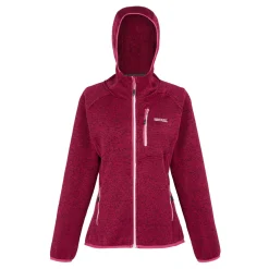 Damski polar z kapturem Newhill | Różowy