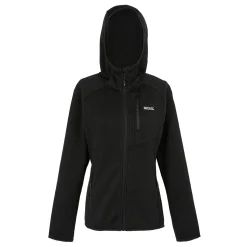 Damski polar z kapturem Newhill | Czarny