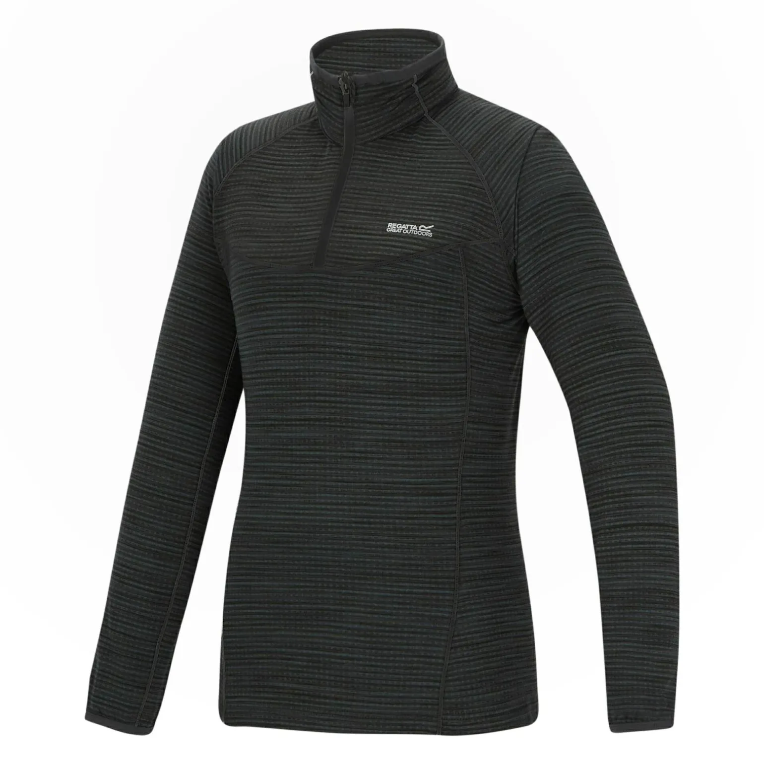 Damski polar z suwakiem 1/2 Yonder II | Czarny