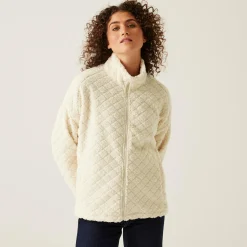 Damski polar z suwakiem Apphia | Kremowy
