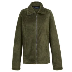 Damski polar z suwakiem Heidy Fluffy | Zielony
