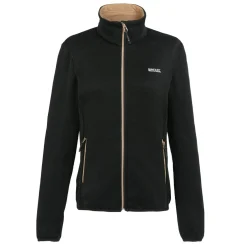 Damski polar z suwakiem Newhill | Czarny