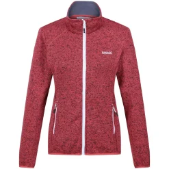 Damski polar z suwakiem Newhill | Jasnoczerwony