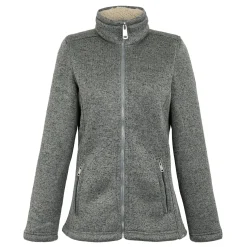Damski polar z suwakiem Razia II | Popielaty