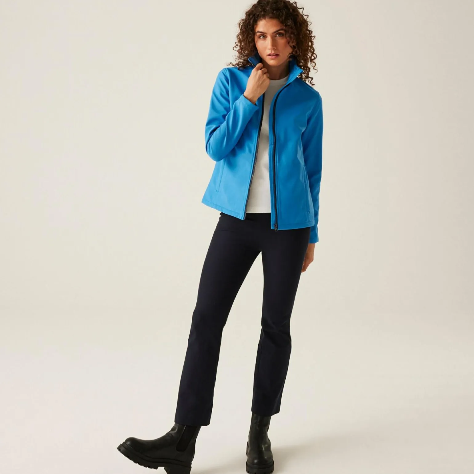 Damski softshell Ablaze | Niebiesko-granatowy