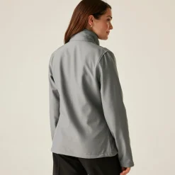 Damski softshell Ablaze | Szaro-czarny