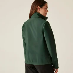 Damski softshell Ablaze | Zielono-czarny