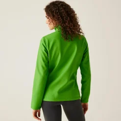 Damski softshell Ablaze | Zielono-czarny