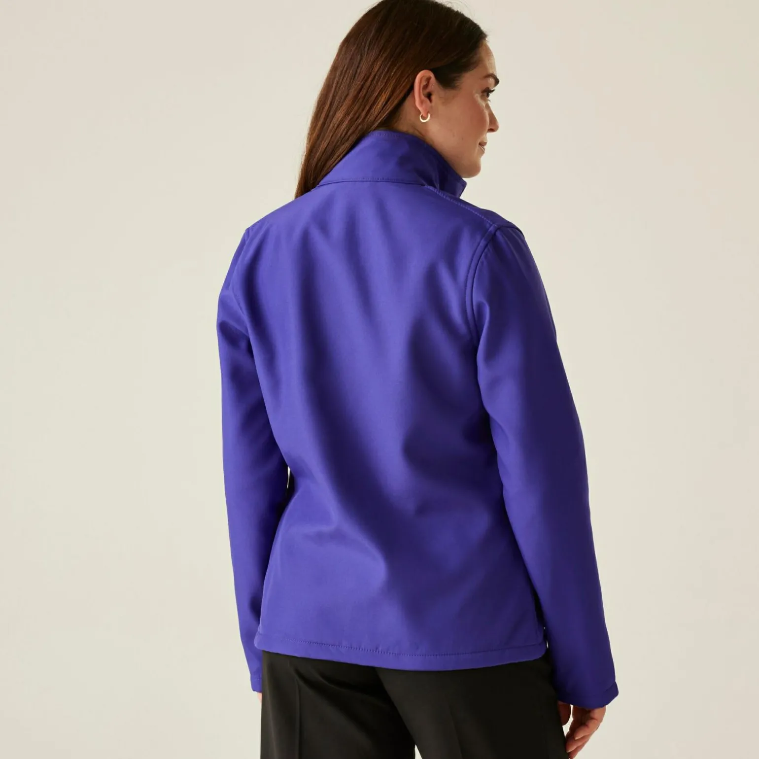 Damski softshell Ablaze | Fioletowo-czarny