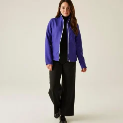 Damski softshell Ablaze | Fioletowo-czarny