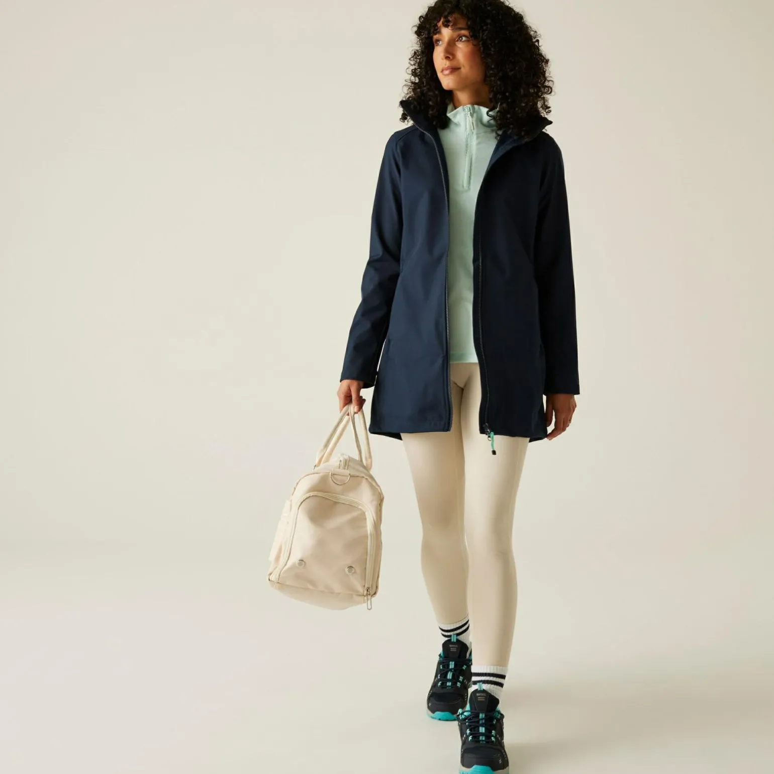 Damski softshell Carisbooke | Niebieski