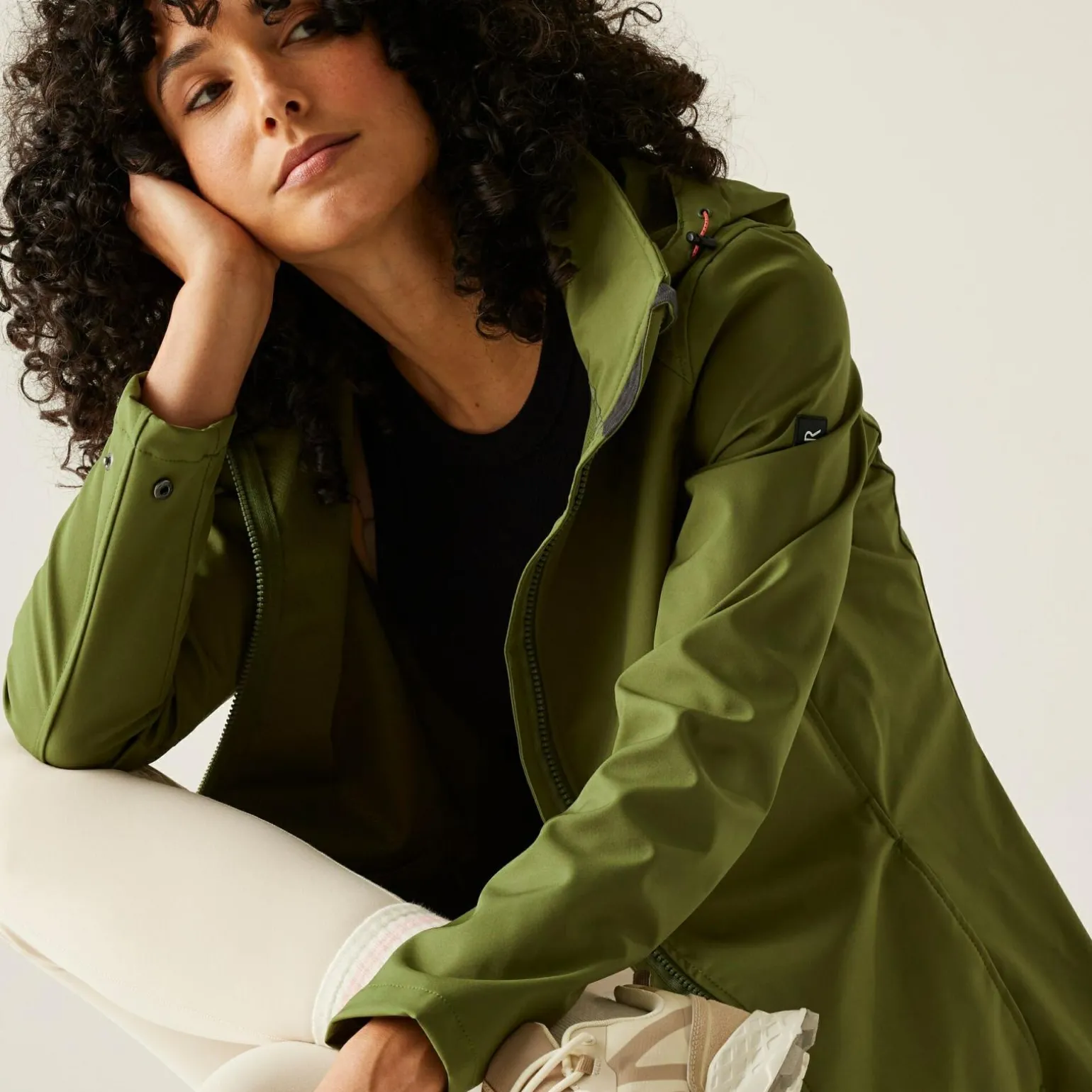 Damski softshell Carisbooke | Zielony