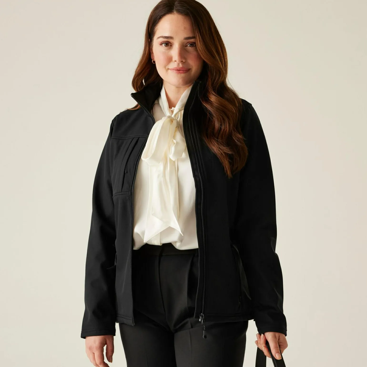 Damski softshell Octagon II | Czarny