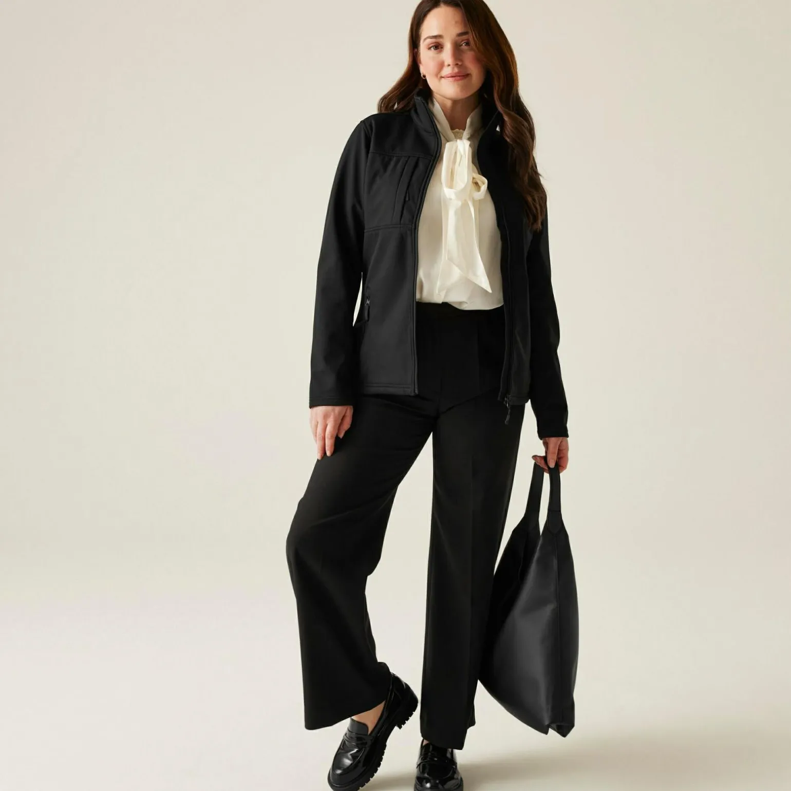 Damski softshell Octagon II | Czarny
