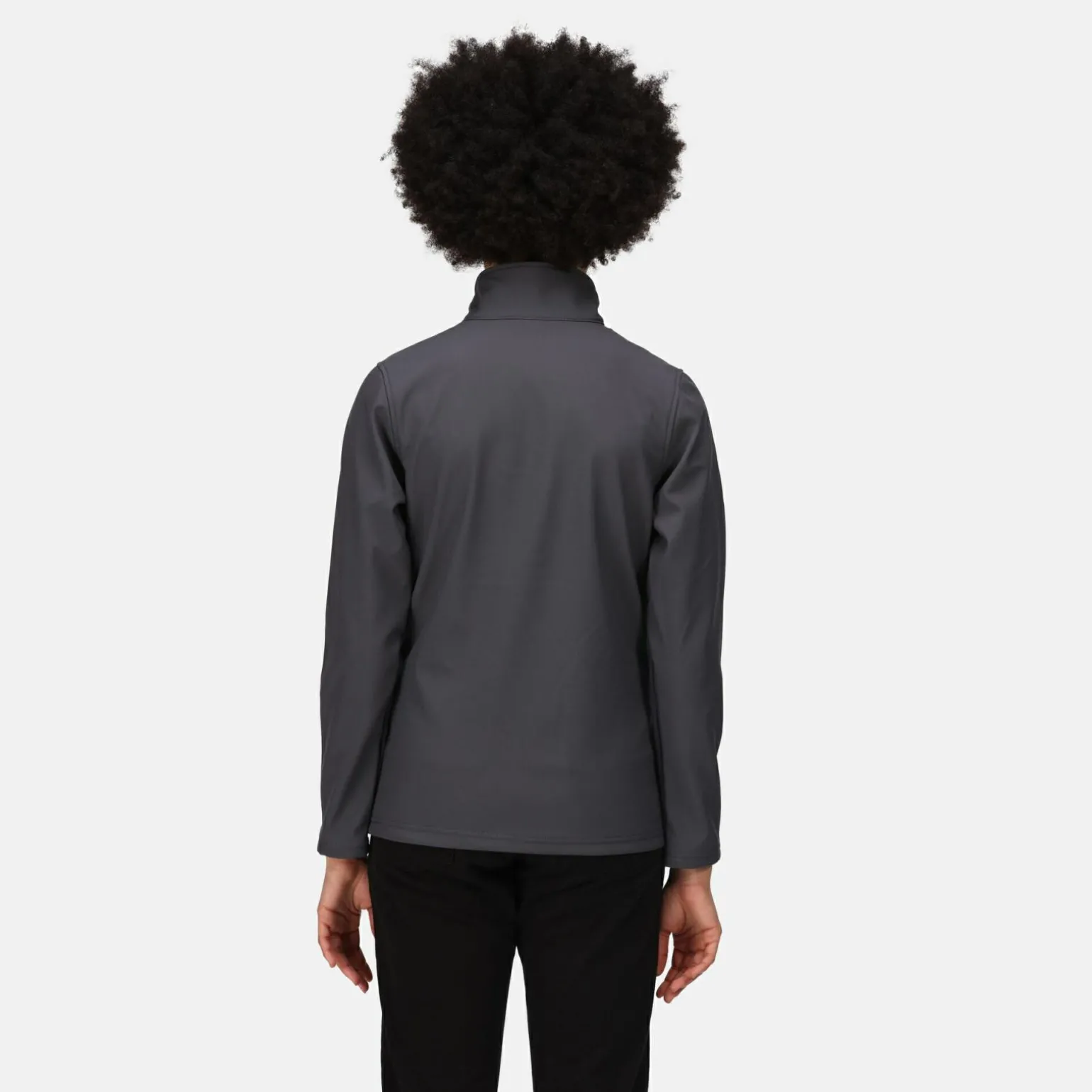 Damski softshell Octagon II | Szaro-czarny