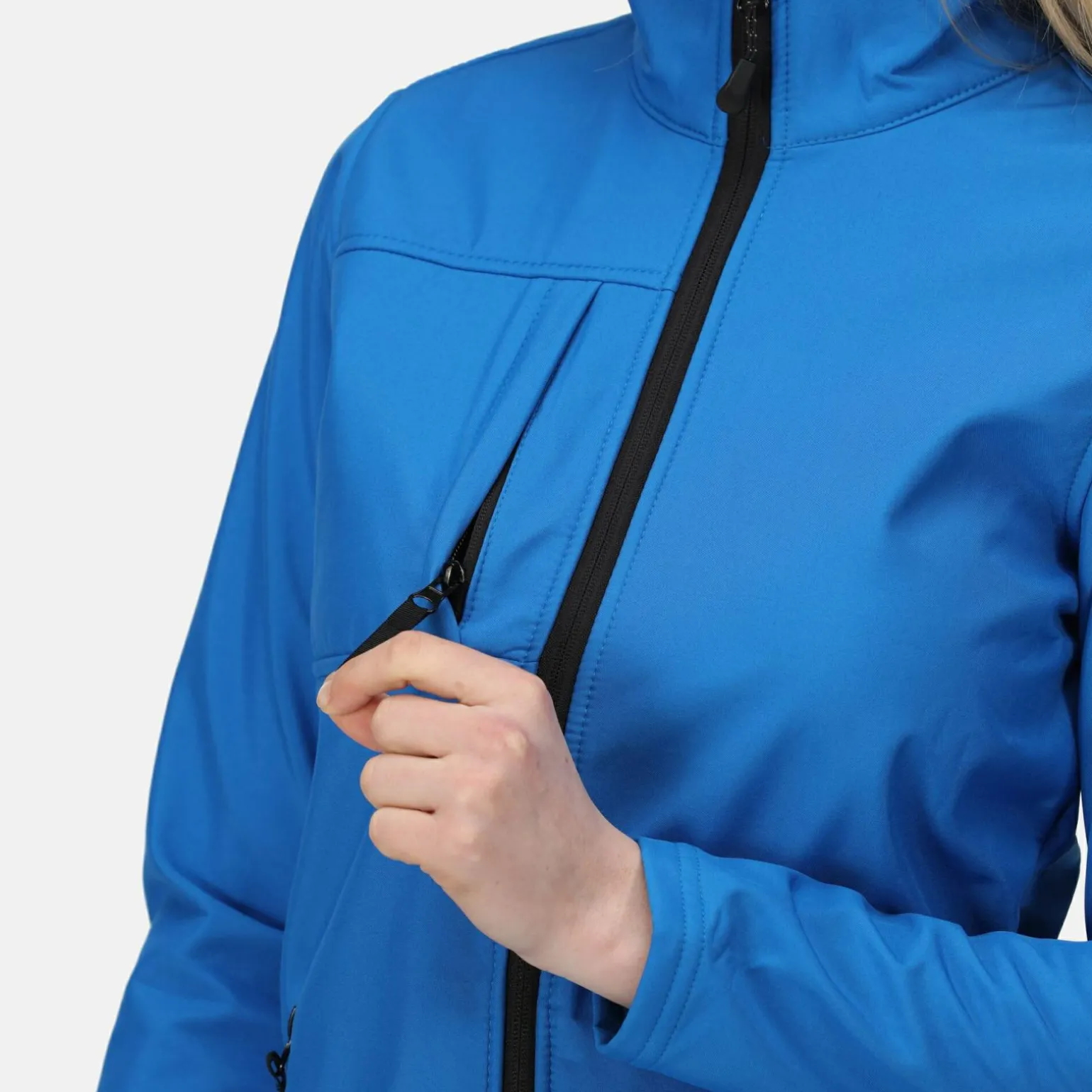 Damski softshell Octagon II | Niebiesko-czarny