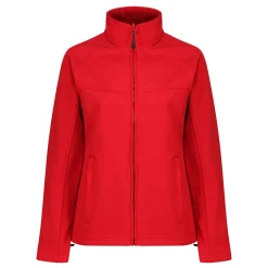 Damski softshell Uproar | Czerwono-szary
