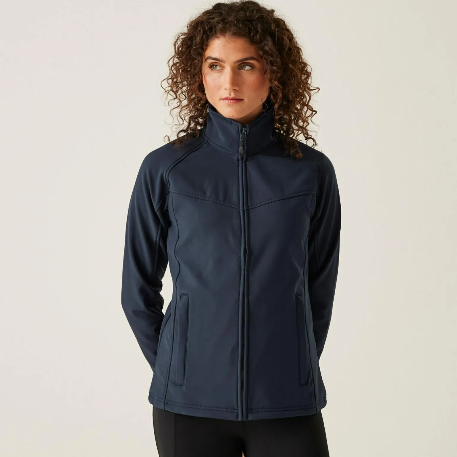 Damski softshell Uproar | Granatowy