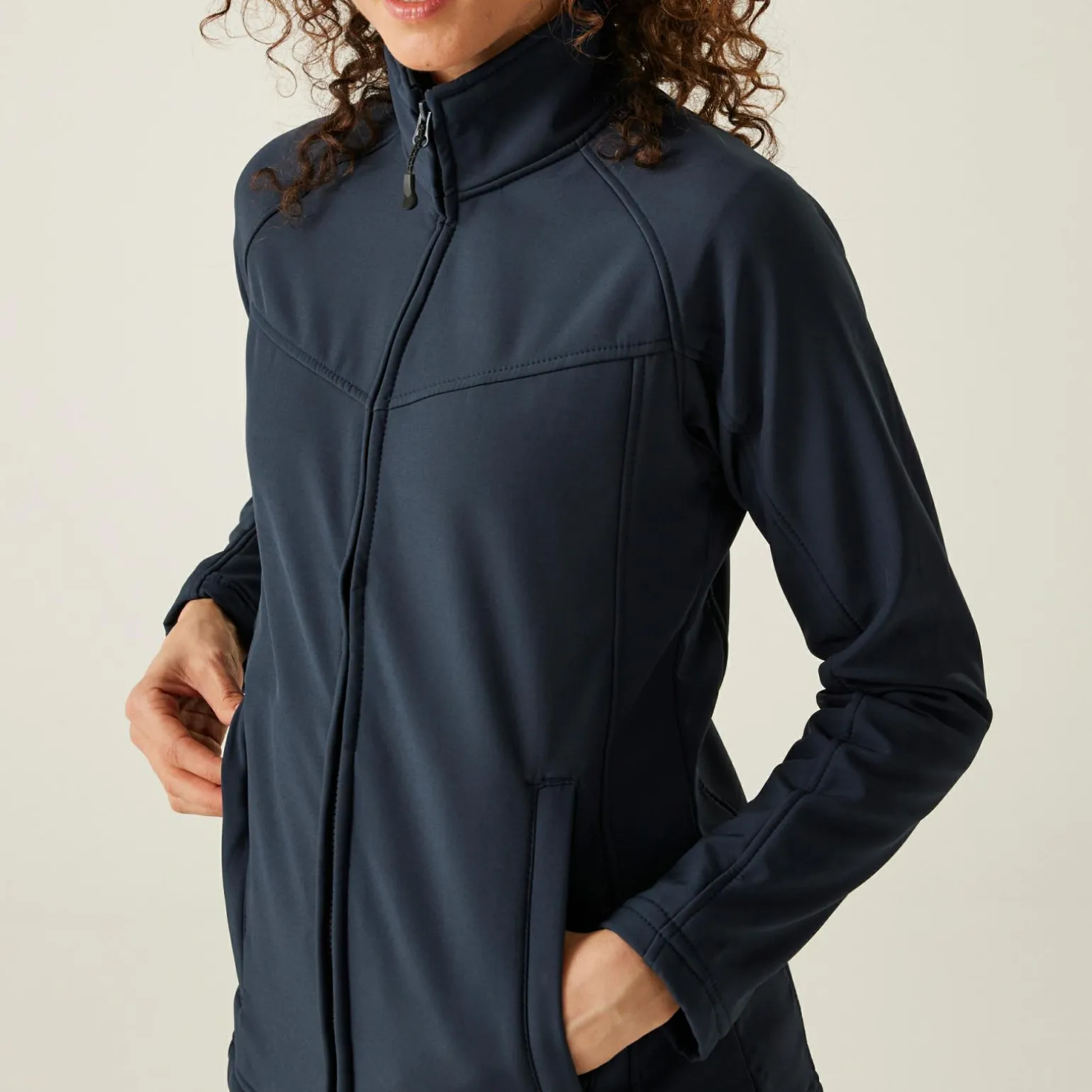 Damski softshell Uproar | Granatowy